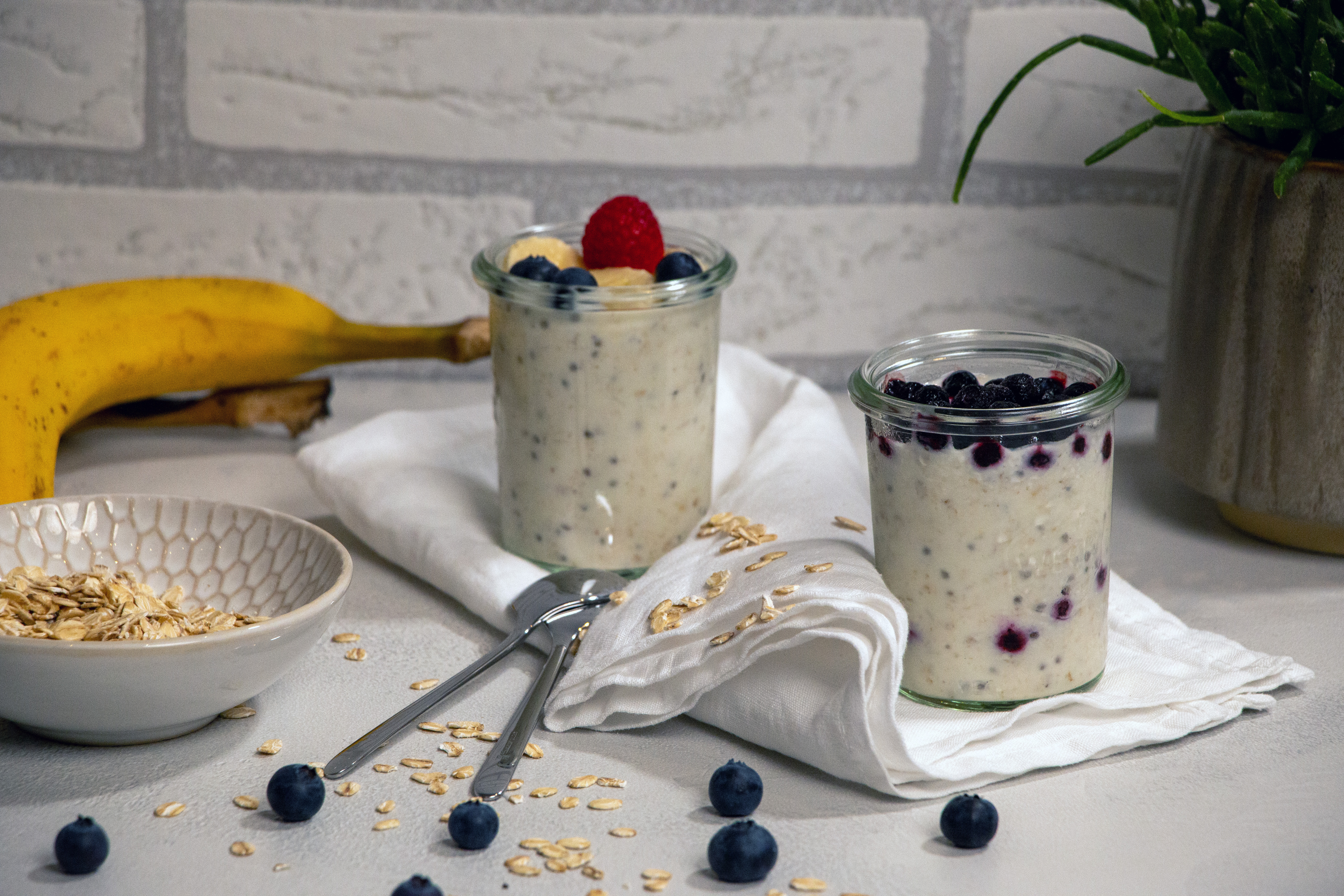 Overnight oats - basic recipe for a quick breakfast